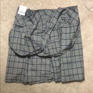 Planet Blue Skirts - New plaid overall skirt Planet Blue Skirts - New plaid overall skirt